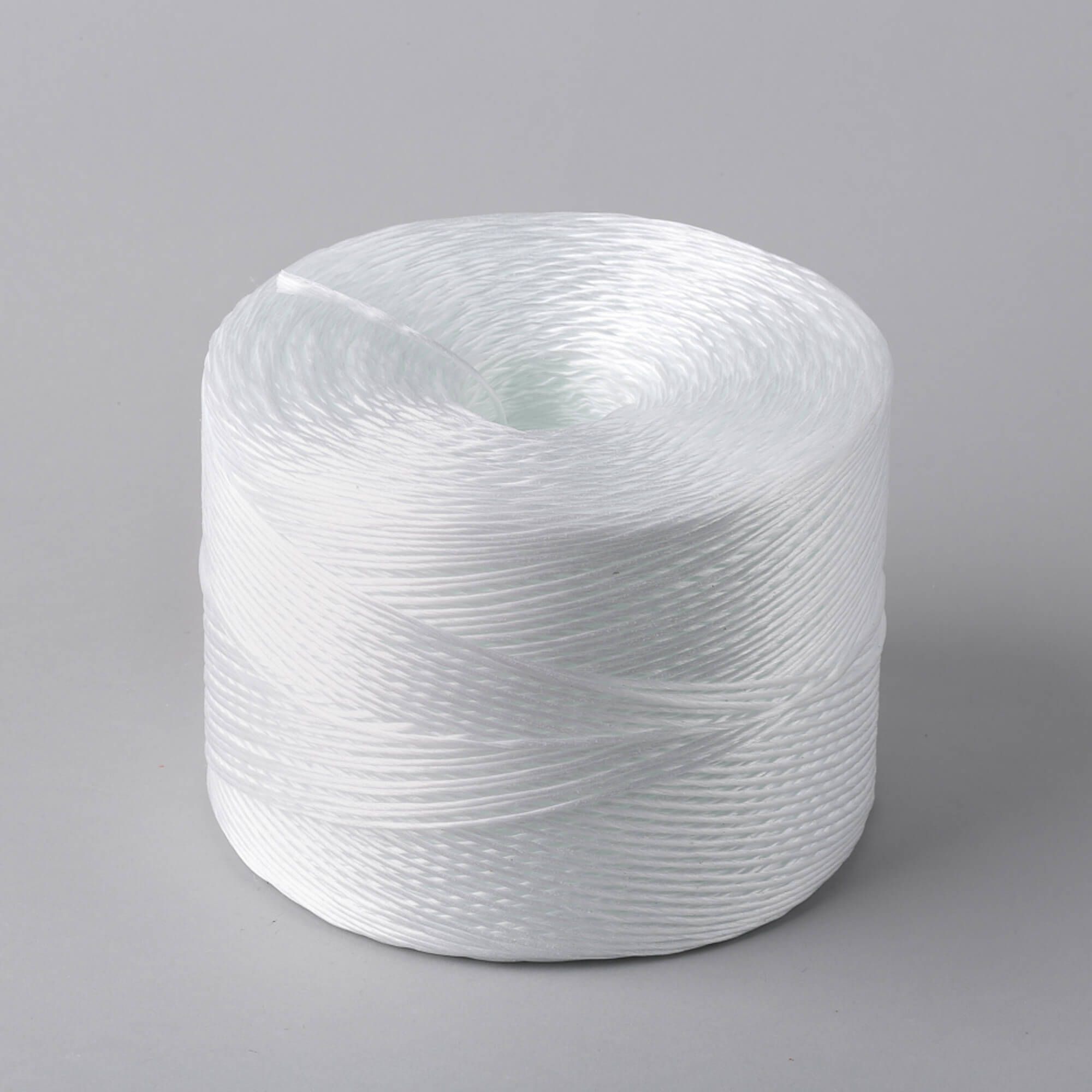 White plastic Packing Rope 1400m, PP, 2kg/roll