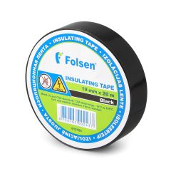 Insulating tape -18°C +105°C, 19mmx20m, 120µm, black, PVC