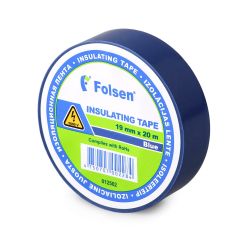 Insulating tape 19mmx20m, 120µm, blue, PVC