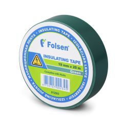 Insulating tape 19mmx20m, 120µm, green, PVC