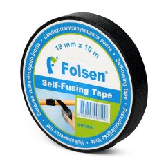 Self-fusing tape 19mmx10m, black, PIB