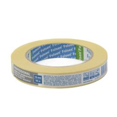 Masking tape 80°C, 19mmx50m, yellow, paper