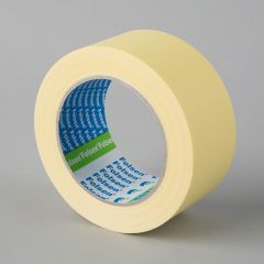 Masking tape 80°C, 50mmx50m, yellow, paper
