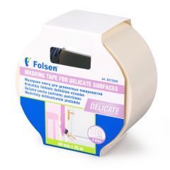 Masking tape Delicate 50mmx25m, white, paper