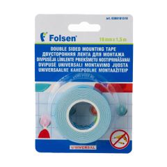 Double-sided PE Mounting tape SP81S, 19mmx1,5m, thicness 1,1mm