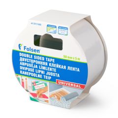 Universal double-sided PP tape 50mmx5m, transparent