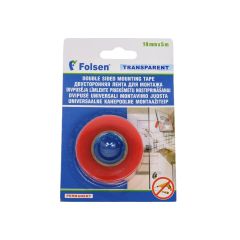 Двусторонняя лента 19мм x 50м, прозрачная, PET
