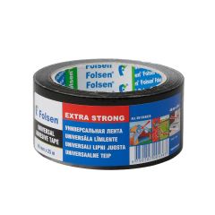 Universal adhesive tape Extra Strong 48mmx25m, 270µm, black, fabric/PE