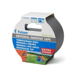 Universal adhesive tape Extra Strong 48mmx10m, 270µm, gray, fabric/PE
