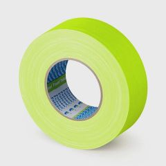 FLUO Premium Gaffer yellow cloth tape 25mmx50m, 300µm