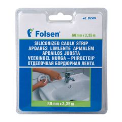 Veekindel nurgateip 60mmx3,35m, valge, butüül/silikoon