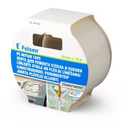 Water-based repair tape 50mmx10m, transp, PE