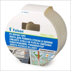 Водостойкая лента 50мx33мм , прозрачная, УФ, PE