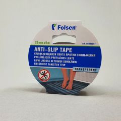 Anti-slip tape 25mmx5m, transparent