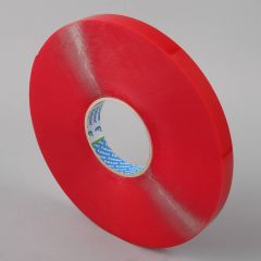 Kahepoolne teip Akrüül 9mmx33mx1,0mm, läbipaistev