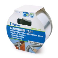 Aluminium tape 50mmx10m , 28µm, silver