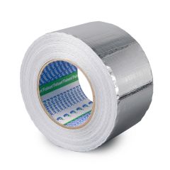 Reinforced aluminium tape 75mmx40m, silver