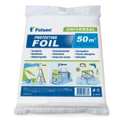 Universal protective film 4x12,5m, 17µm, transp, HDPE