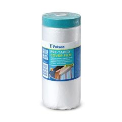 Universal pre-taped masking film for outdoor use 2660mmx17m, HDPE+textile