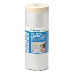 Защитная плёнка 1100ммx33м с малярной лентой, HDPE