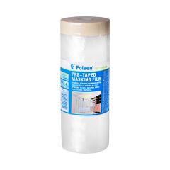 Защитная плёнка 1800ммx33м с малярной лентой, HDPE