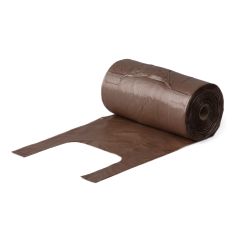 Rullkott HDPE 7 kg sang 210+120x500, pruun, rullis 240tk
