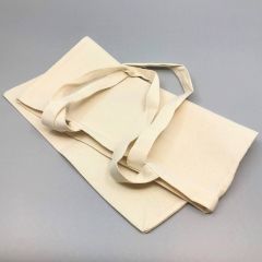 Textile bag 380x420mm, long handles, cotton