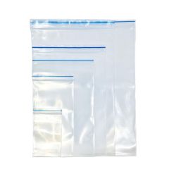 Extra strong minigrip zip- bag 70x100mm, 100µm, 100pcs/pack