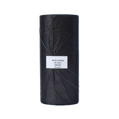 Black garbage bag 35l, 600x630mm, HD, 50pcs/roll