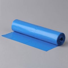 Blue garbage bag 110l, 700x1100mm, 40µm, 50pcs/roll