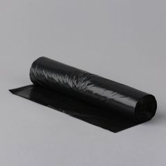 Black garbage bag 20l, 420x600mm, 30µm, 25pcs/roll
