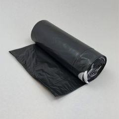Nööriga prügikott 35l, 500x600mmm, 30µm, must, rullis 15tk