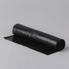 Black garbage bag 150l, 750x1150mm, 50µm, 10pcs/roll