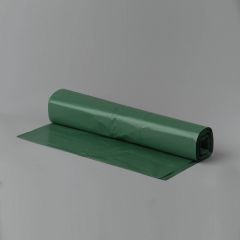 Экстра Сильный пакеты для мусора 150л 750x1150мм, 60µm зеленые LDPE, 5шт/рулон