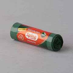 SpinoExtra black-green garbage bag 100l, 700x1100mm, LDPE 55µm, 5pcs/roll