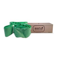 Prügikott Saclo Mini BIO roheline, 24my, Ø357mm, 40m