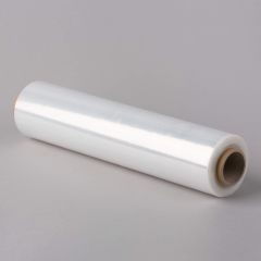 Hand stretch wrap film 450mm, 17µm, transp, LLDPE 1,75kg/roll