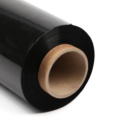 Пленка для автоматической упаковки,чёрная, 500мм, 23µm, 250%, 16кг/рулон