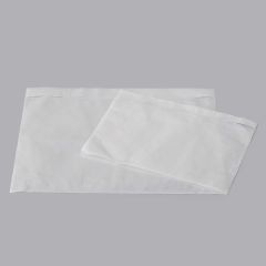 Self adhesive pocket for parcel A4, 235+25x325mm, transp, PE, 500pcs/box
