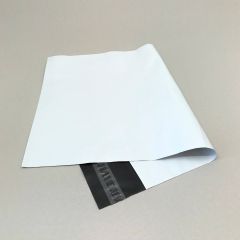 CoEx mailer bag 420x530+50mm, white LDPE