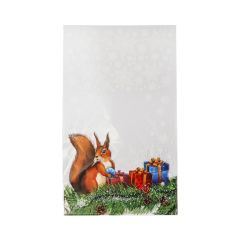 Poly bag Christmas "Squirl"  200x330+30mm, OPP, 100pcs/pack