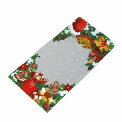 Poly bag Christmas gifts 200x380+30mm, 30µm, transp, OPP, 100pcs/pack