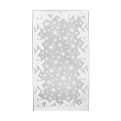Poly bag White Branches 200x330+30mm, 30µm, transp, OPP, 100pcs/pack