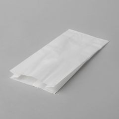 White paper 2-layer lamin. grill bag, 1kg, 120+60x300mm, 1000pcs/box