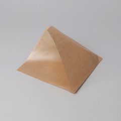 Бумажные пакеты для гамбургера 150x160мм, с PE слоем, коричневый, 200шт/упак