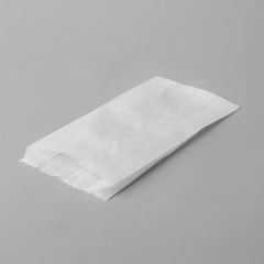 White paper cookie bag 140+60x290mm, 1000pcs/box