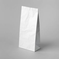 White paper 3-layer lamin. grillbag with foil, 2kg, 150+85x320mm, 100pcs/pack