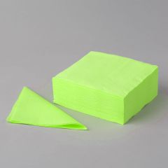 Lime 1-ply napkin 330x330mm, paper, 400pcs/pack