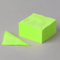 Lime 1-ply napkin 240x240mm, paper, 400pcs/pack