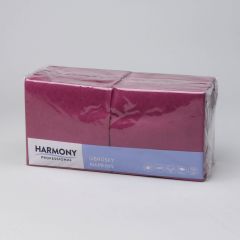 Бумажные салфетки 400x400мм фиолетовые, 3-слойные, 250шт/упак